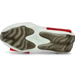 Baskets en Cuir & Toile Fontanka Edge blanc/rouge