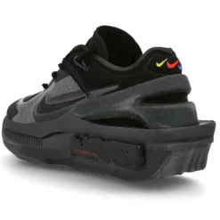 Baskets en Cuir & Toile Fontanka Edge noires