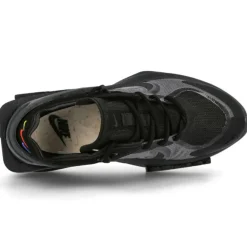 Baskets en Cuir & Toile Fontanka Edge noires