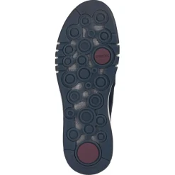 Baskets en Cuir Aerantis bleu marine