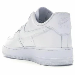 Baskets en Cuir Air Force 1 Lo blanches