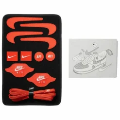 Baskets en Cuir Air Force 1 Lo blanches