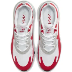 Baskets en Cuir Air Max React 270 blanc/gris/rouge