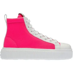 Baskets en Cuir B-Ball roses