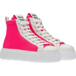 Baskets en Cuir B-Ball roses