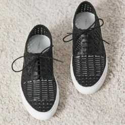 Baskets en Cuir Bea noires