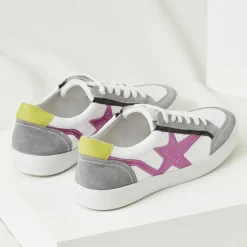 Baskets en Cuir Betsie grises