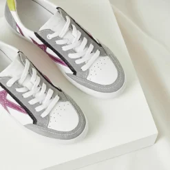 Baskets en Cuir Betsie grises