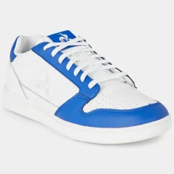 Baskets en Cuir Breakpoint blanc/bleu