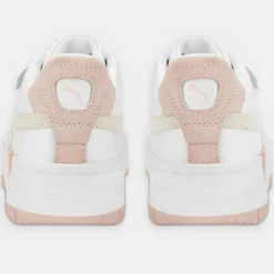 Baskets en Cuir Cali Dream blanc/rose