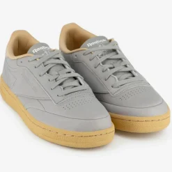 Baskets en Cuir Club C 85 Gomme Cn3030 grises