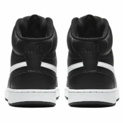 Baskets en Cuir Court Vision Mid noir/blanc