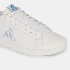 Baskets en Cuir Courtmatch blanches