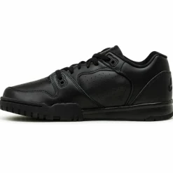 Baskets en Cuir Cross Trainer Low noires