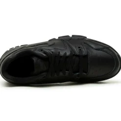 Baskets en Cuir Cross Trainer Low noires