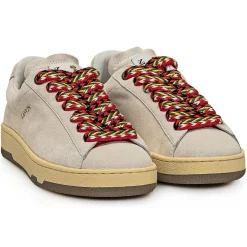 Baskets en Cuir Curb beiges