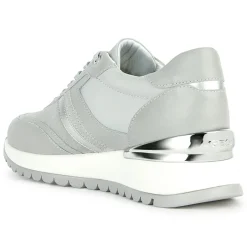 Baskets en Cuir Desya gris pâle