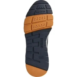 Baskets en Cuir Dolomia bleu marine