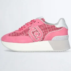 Baskets en Cuir Dreamy fuchsia