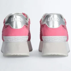 Baskets en Cuir Dreamy fuchsia