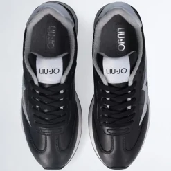 Baskets en Cuir Dreamy noir/argenté