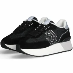 Baskets en Cuir Dreamy noir/argenté