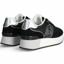 Baskets en Cuir Dreamy noir/argenté