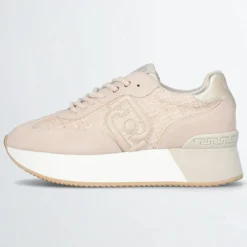 Baskets en Cuir Dreamy pêche