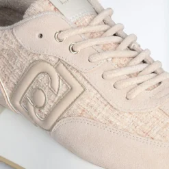 Baskets en Cuir Dreamy pêche