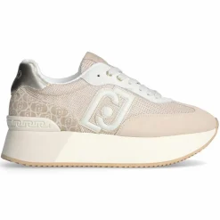 Baskets en Cuir Dreamy savane/blanc