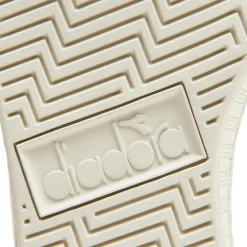 Baskets en Cuir Game L Hi Waxed blanc/vert