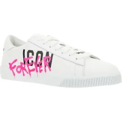 Baskets en Cuir Icon blanches