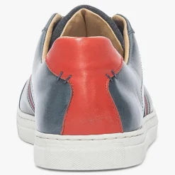 Baskets en Cuir Kessy bleu marine