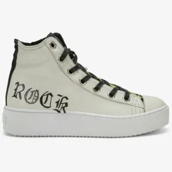 Baskets en Cuir Long Island blanc/noir