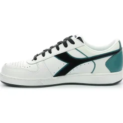 Baskets en Cuir Magic Bas Low I blanc/pacifique