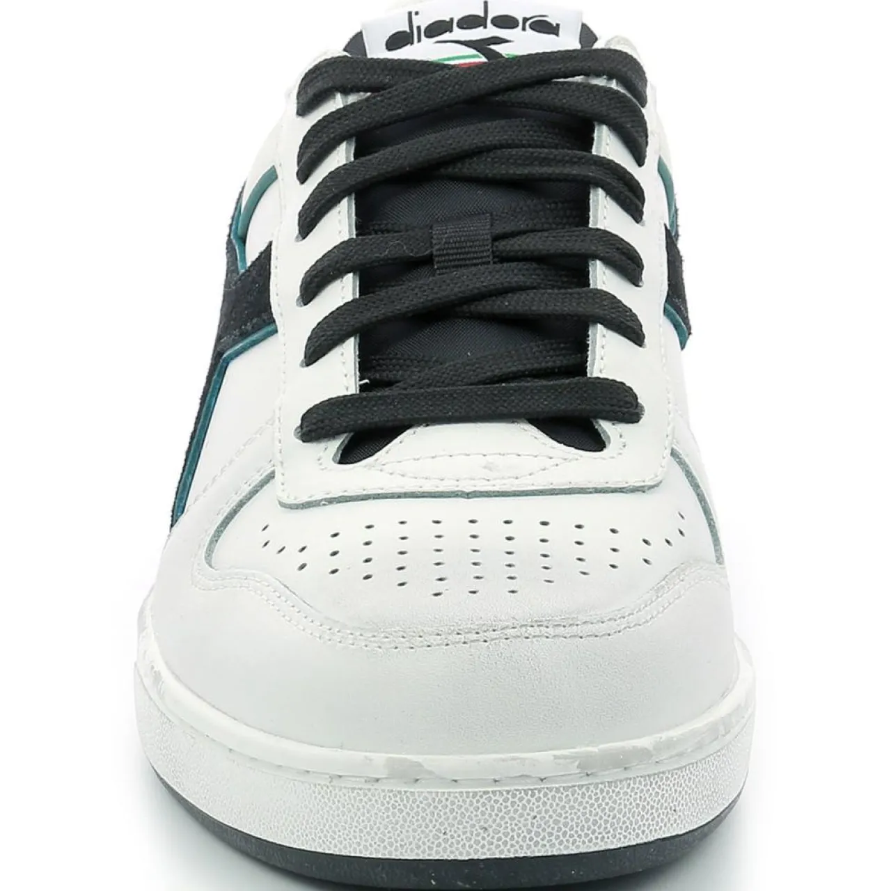 Baskets en Cuir Magic Bas Low I blanc/pacifique