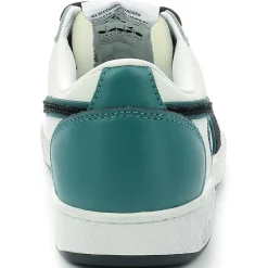 Baskets en Cuir Magic Bas Low I blanc/pacifique