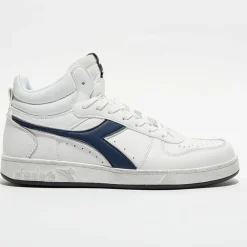 Baskets en Cuir Magic Icona bleu/noir