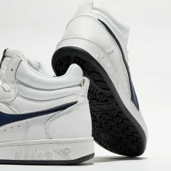 Baskets en Cuir Magic Icona bleu/noir