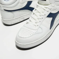 Baskets en Cuir Magic Icona bleu/noir