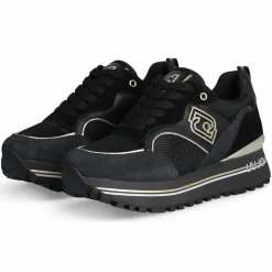 Baskets en Cuir Maxi noires