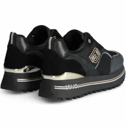 Baskets en Cuir Maxi noires