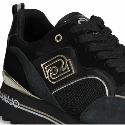 Baskets en Cuir Maxi noires