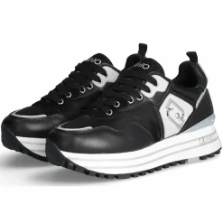 Baskets en Cuir Maxi noires