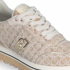 Baskets en Cuir Maxi sable