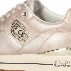 Baskets en Cuir Maxi taupe