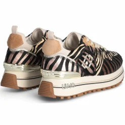 Baskets en Cuir Maxi zébre