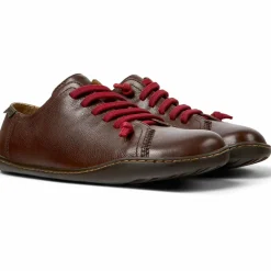 Baskets en Cuir Peu marron