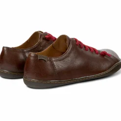 Baskets en Cuir Peu marron