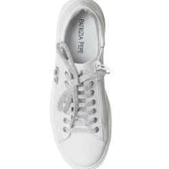 Baskets en Cuir Prisilia blanches